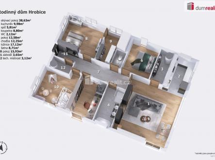 3 | Prodej - dům/vila, 170 m²