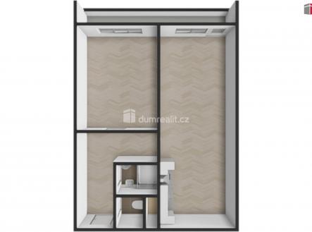 4 | Pronájem bytu, 2+kk, 48 m²