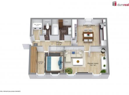 2 | Prodej bytu, 2+1, 61 m²