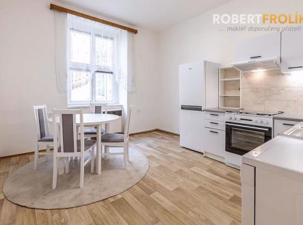 Částečně zařízený byt 2+1 s lodžií - Praha 6, Bubeneč, Jilemnického - kuchyně | Pronájem bytu, 2+1, 72 m²