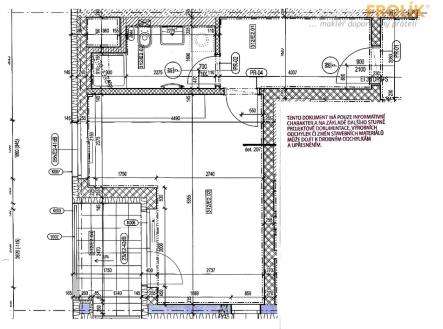 Nový byt 1+kk s lodžií a garážovým stáním - Praha 6, Ruzyně - Stočesova - Byty u Šárky - půdorys | Pronájem bytu, 1+kk, 37 m²