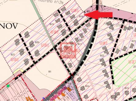 starnov-sipka.png | Prodej - pozemek pro bydlení, 1 607 m²