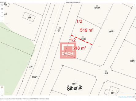 Prodej - pozemek pro bydlení, 518 m²