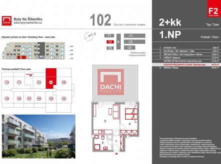 f2-102.jpg | Prodej bytu, 2+kk, 43 m²