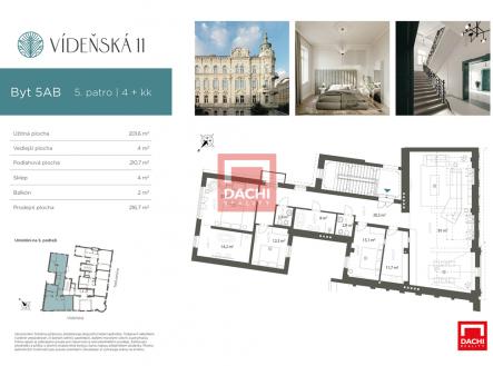 5ab-byt-karta-1.jpg | Prodej bytu, 4+kk, 211 m²