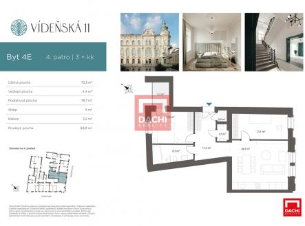 4e-byt-karta.jpg | Prodej bytu, 3+kk, 76 m²