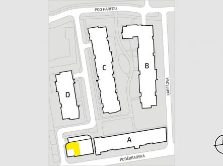 A1a 152-01-992 situace | Prodej - obchodní prostor, 192 m²