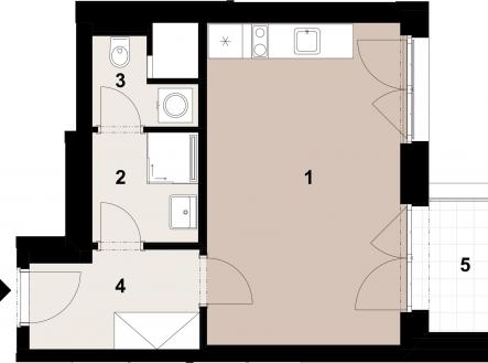 193_2400_RGB | Prodej bytu, 1+kk, 30 m²