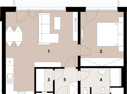 012_2400_RGB | Prodej bytu, 2+kk, 56 m²