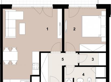 011_2400_RGB | Prodej bytu, 2+kk, 57 m²