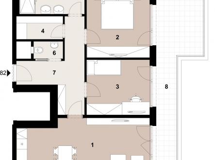 082_2400_RGB | Prodej bytu, 3+kk, 76 m²