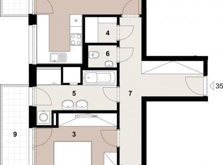 035_2400_RGB | Prodej bytu, 3+kk, 86 m²