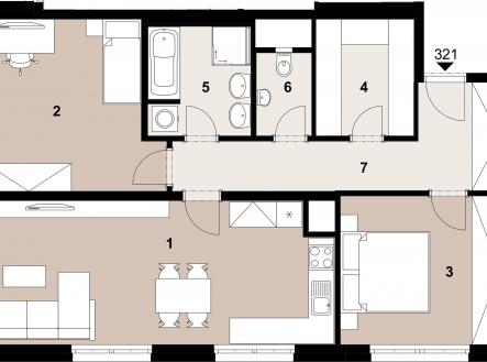 321_2400_RGB | Prodej bytu, 3+kk, 81 m²