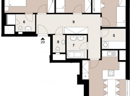 029_2400_RGB | Prodej bytu, 4+kk, 96 m²
