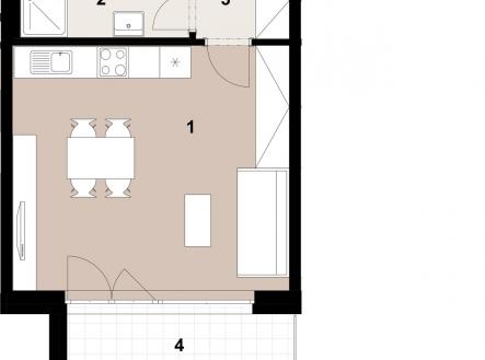 034_2400_RGB | Prodej bytu, 1+kk, 34 m²