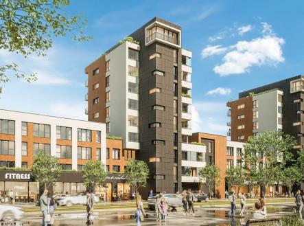 Harfa1_1200 | Prodej bytu, 1+kk, 37 m²