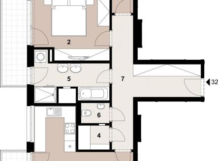 032_2400_RGB | Prodej bytu, 3+kk, 85 m²