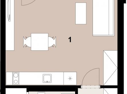 037_2400_RGB | Prodej bytu, 1+kk, 32 m²