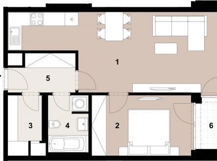 237_2400_RGB | Prodej bytu, 2+kk, 54 m²