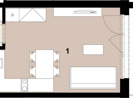 052_2400_RGB | Prodej bytu, 1+kk, 31 m²