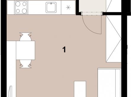 044_2400_RGB | Prodej bytu, 1+kk, 34 m²