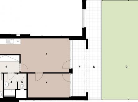 320_2400_RGB | Prodej bytu, 2+kk, 52 m²