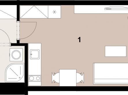 094_2400_RGB | Prodej bytu, 1+kk, 31 m²