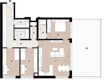 056_2400_RGB | Prodej bytu, 4+kk, 103 m²