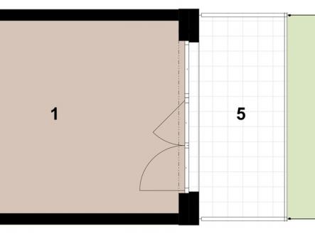 002_2400_RGB | Prodej bytu, 1+kk, 30 m²