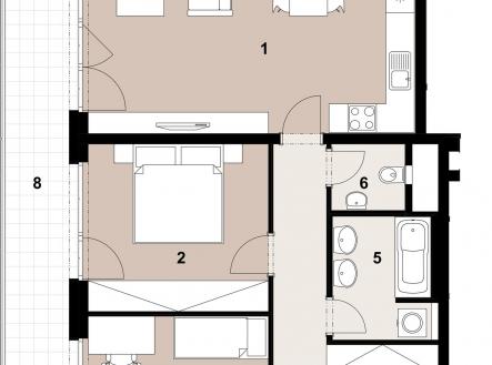 209_2400_RGB | Prodej bytu, 3+kk, 82 m²