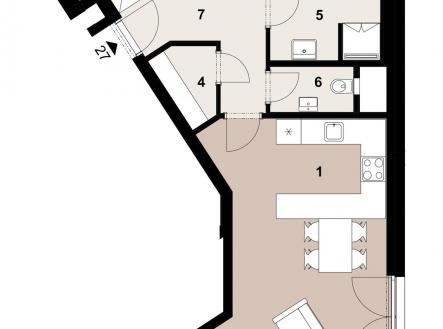 027_2400_RGB | Prodej bytu, 3+kk, 80 m²