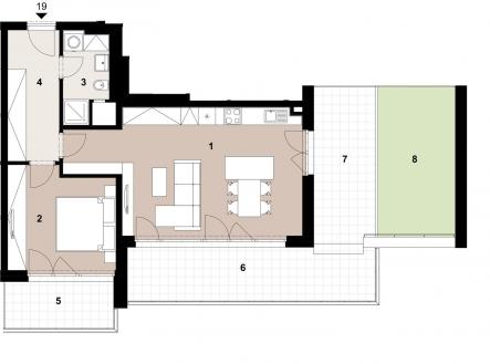 019_2400_RGB | Prodej bytu, 2+kk, 58 m²