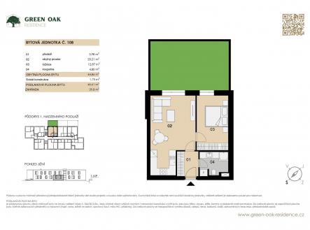 . | Prodej bytu, 2+kk, 47 m²