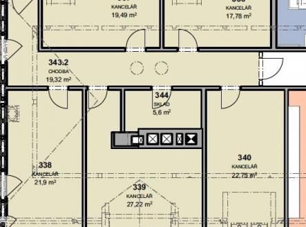 . | Pronájem - kanceláře, 154 m²