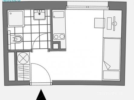. | Prodej bytu, 1+kk, 22 m²