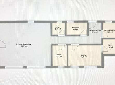. | Prodej - chata/rekreační objekt, 61 m²