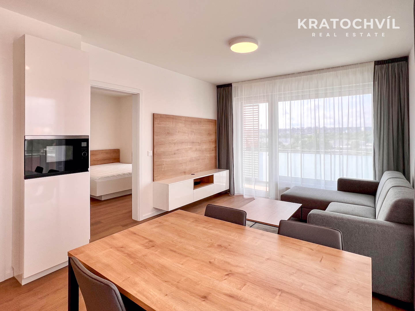3+kk 64m2 + lodžie 12 m2, Praha 4 - Michle, Novostavba
