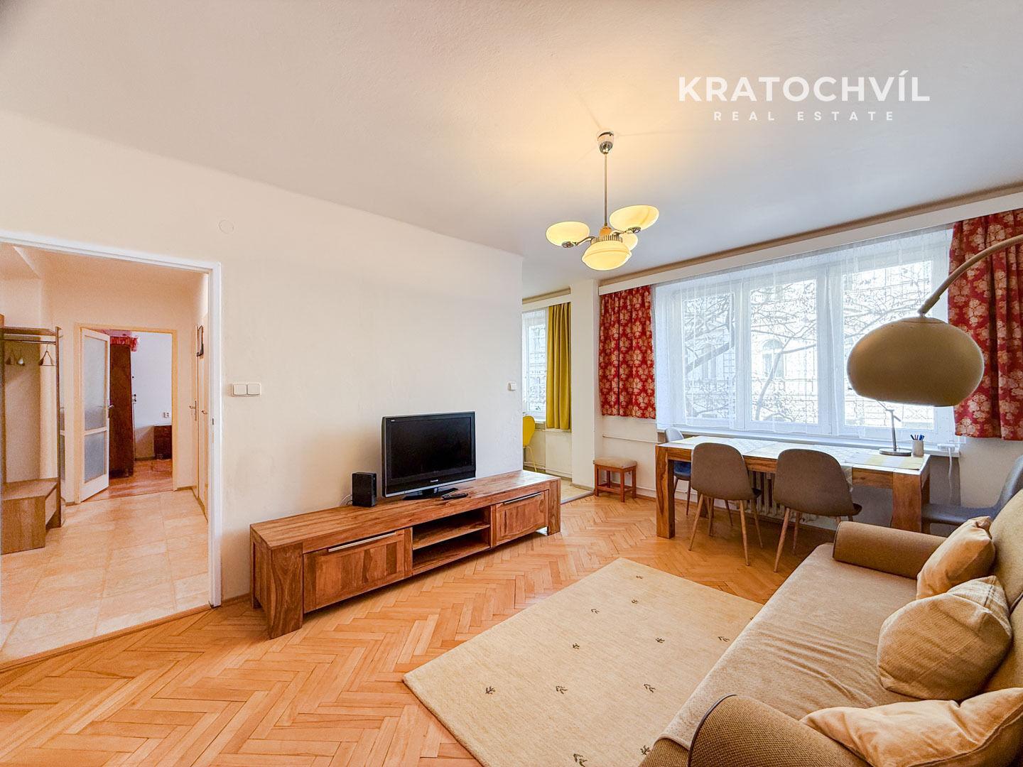 Zařízený 2+kk, 52 m2, Praha 2 - Vinohrady