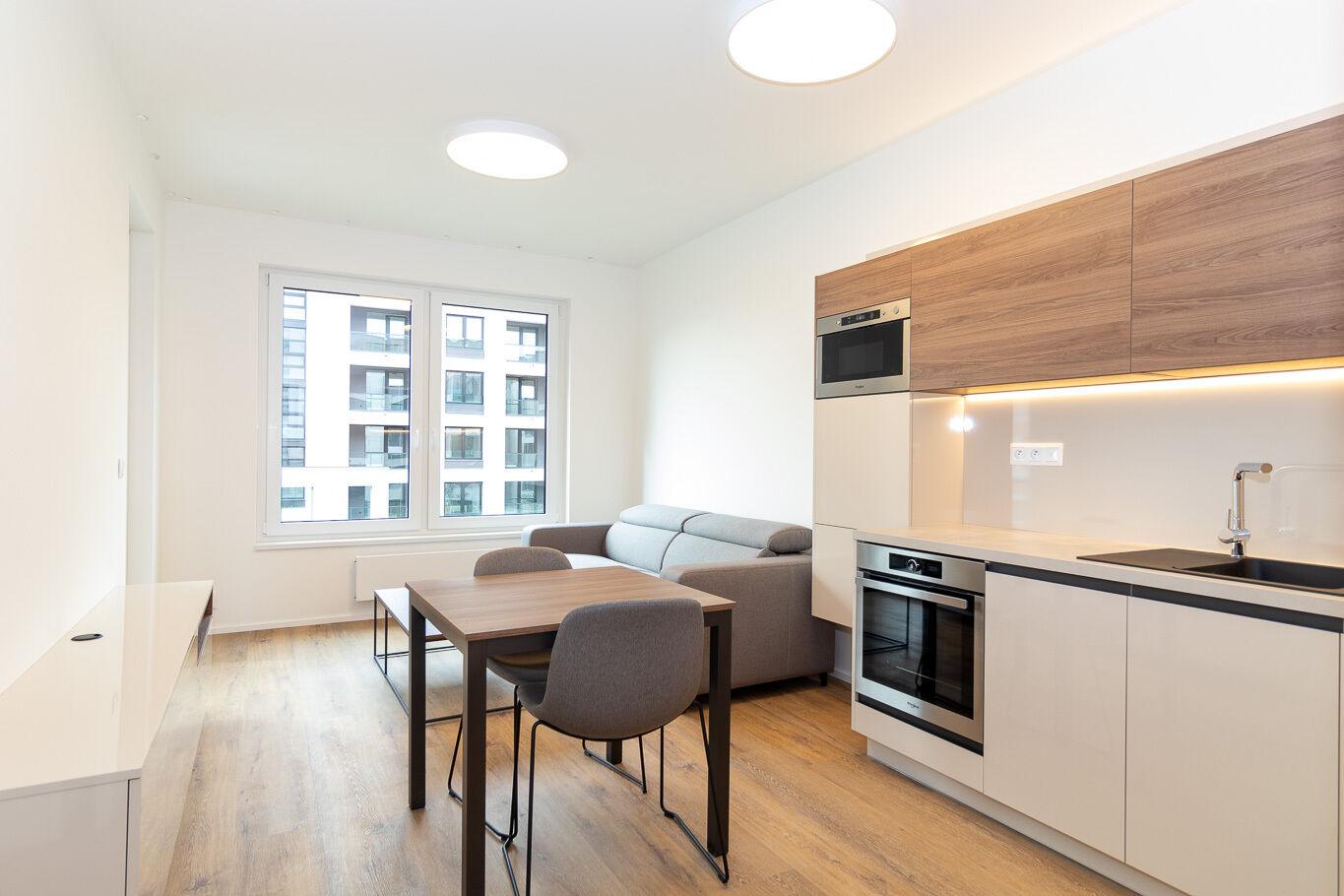 Novostavba 2+kk/B, 52 m2 Praha 10 - Strašnice, zařízený, WIFI v ceně