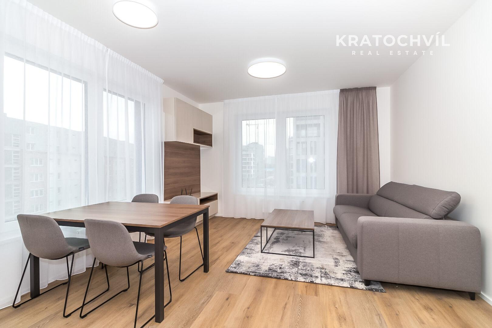Novostavba 2+kk/B, 55 m2 Praha 10 - Strašnice, zařízený, WIFI v ceně