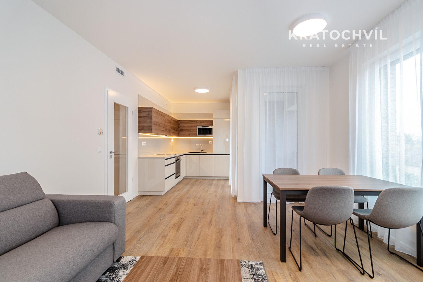 Novostavba 2+kk/B, 55 m2 Praha 10 - Strašnice, zařízený, WIFI v ceně