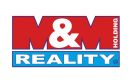 M&M reality Brno Veveří logo