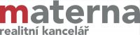 MATERNA, realitní kancelář logo