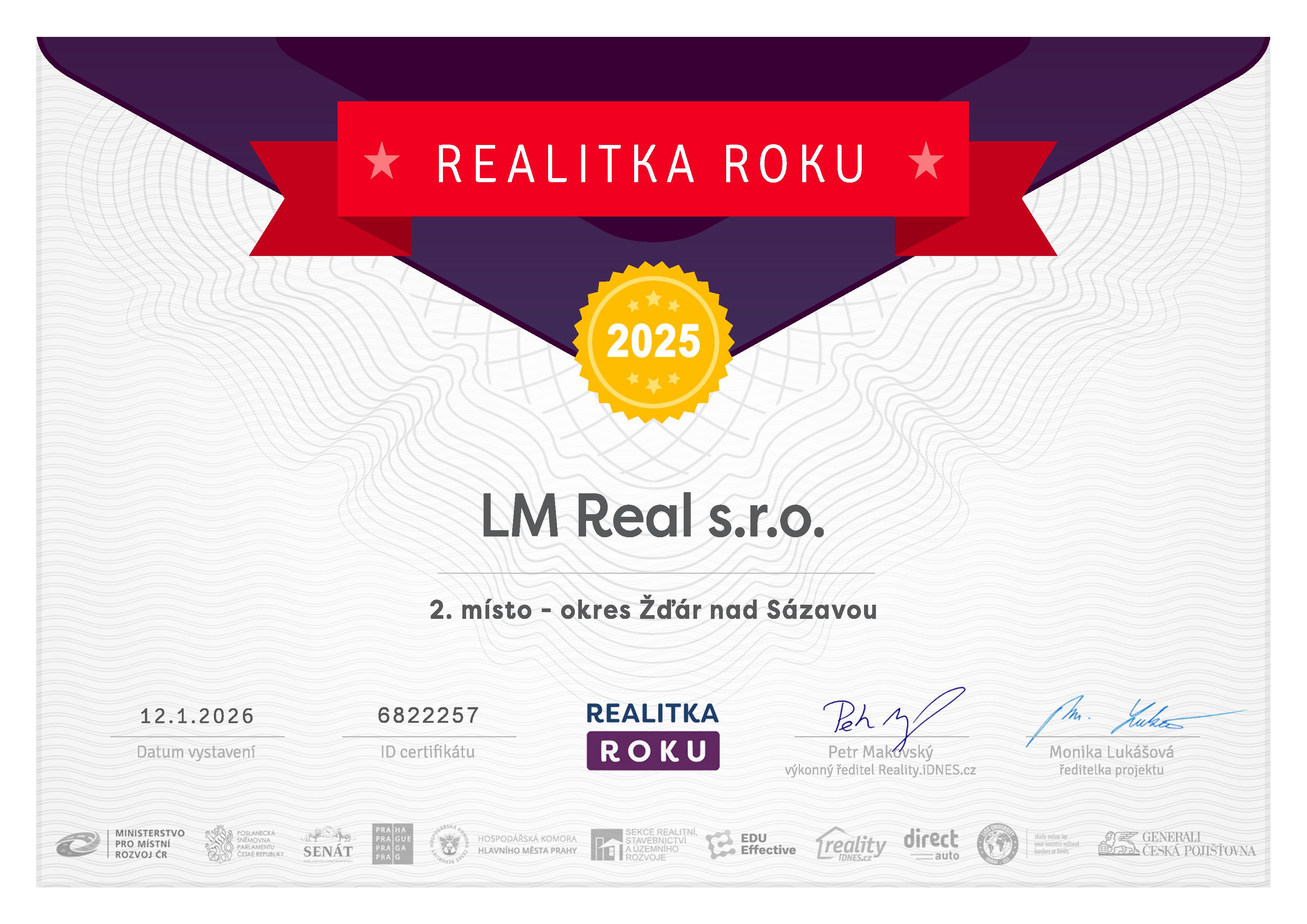 Realitka roku 2026