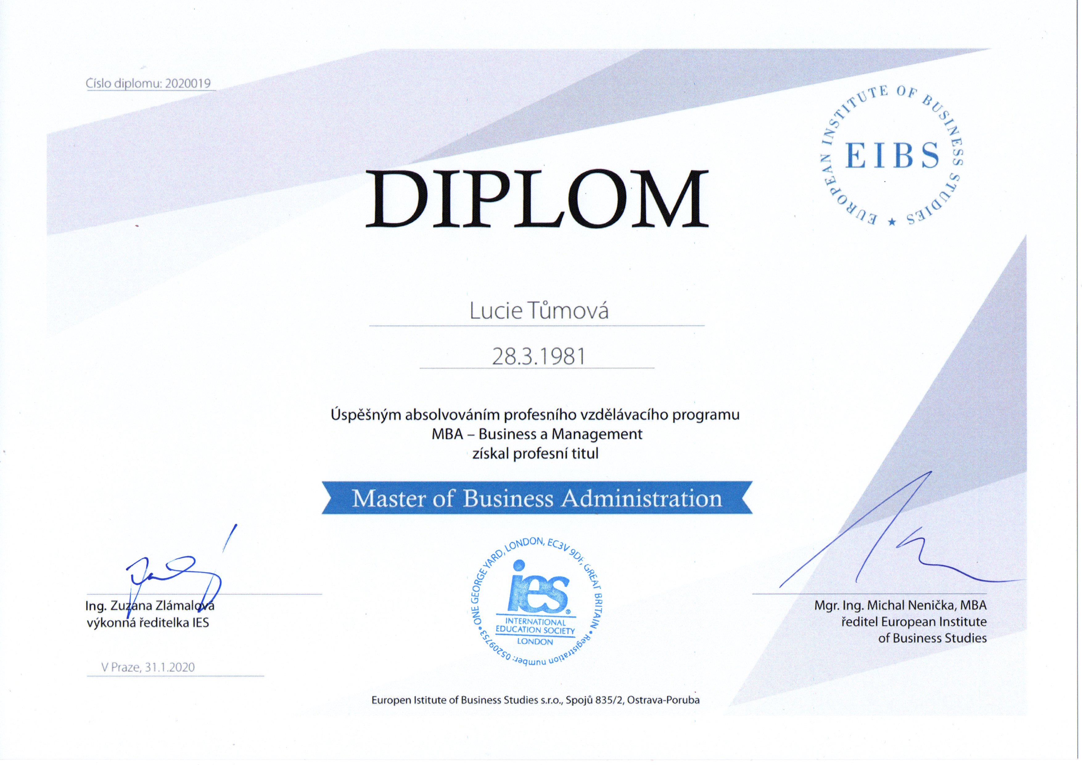 MBA - Business and Management